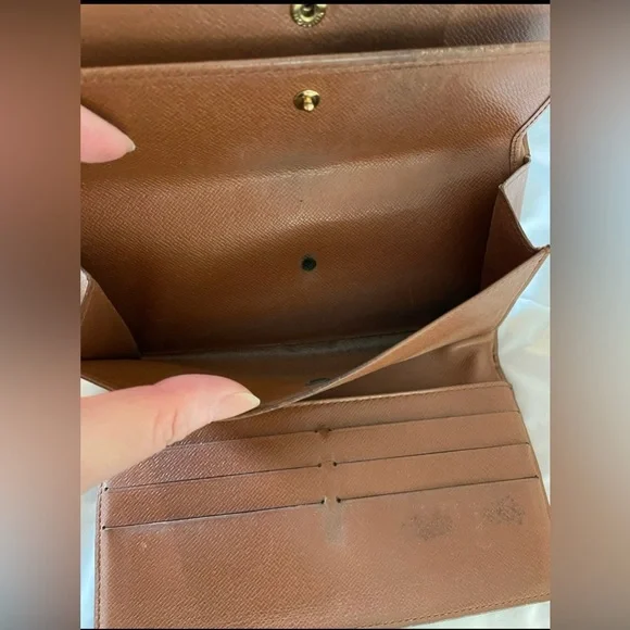 SOLD ✔️ Authentic Louis Vuitton monogram international Trifold wallet - Picture 9 of 12